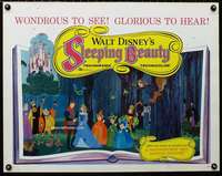 d567 SLEEPING BEAUTY half-sheet movie poster '59 Disney classic!