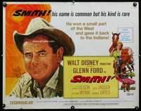 d570 SMITH half-sheet movie poster '69 Walt Disney, cowboy Glenn Ford!