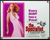 d585 SPECIALIST half-sheet movie poster '75 super sexy Ahna Capri!