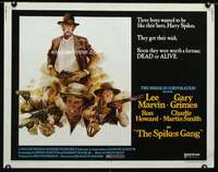 d587 SPIKES GANG half-sheet movie poster '74 Lee Marvin, Ron Howard