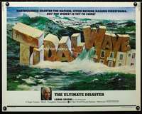 d637 TIDAL WAVE half-sheet movie poster '75 ultimate disaster in Tokyo!