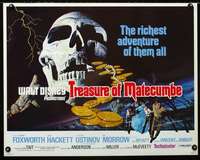 d651 TREASURE OF MATECUMBE half-sheet movie poster '76 Walt Disney