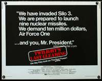 d658 TWILIGHT'S LAST GLEAMING half-sheet movie poster '77 Burt Lancaster
