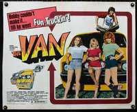 d672 VAN half-sheet movie poster '77 fun-truckin' sexy babes!