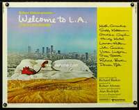 d691 WELCOME TO L.A. half-sheet movie poster '77 Alan Rudolph, Altman