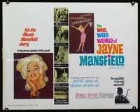 d710 WILD, WILD WORLD OF JAYNE MANSFIELD half-sheet movie poster '68