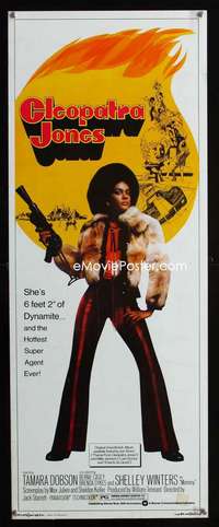 f111 CLEOPATRA JONES insert movie poster '73 dynamite Tamara Dobson!