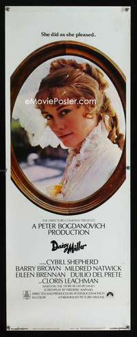 f134 DAISY MILLER insert movie poster '74 Bogdanovich, Cybill Shephard
