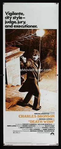 f150 DEATH WISH insert movie poster '74 Charles Bronson, Winner