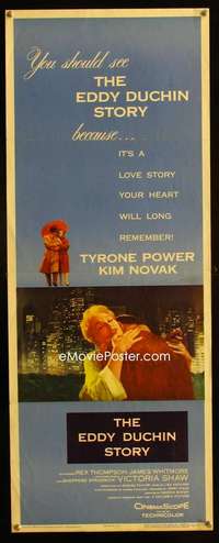 f172 EDDY DUCHIN STORY insert movie poster '56 Tyrone Power, Novak
