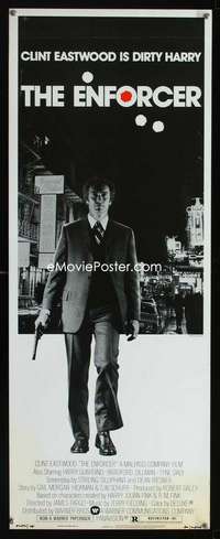 f175 ENFORCER insert movie poster '76 Clint Eastwood, Dirty Harry!