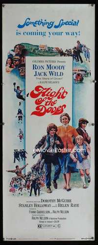 f202 FLIGHT OF THE DOVES insert movie poster '71 Ron Moody, Jack Wild
