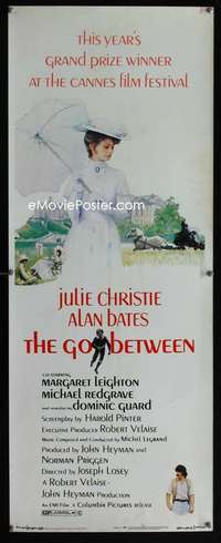 f226 GO BETWEEN insert movie poster '71 Julie Christie, Joseph Losey