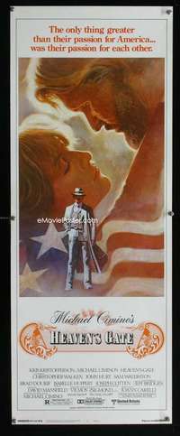 f247 HEAVEN'S GATE insert movie poster '81 Kristofferson, Cimino