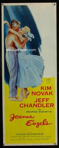 f304 JEANNE EAGELS insert movie poster '57 Kim Novak, Jeff Chandler