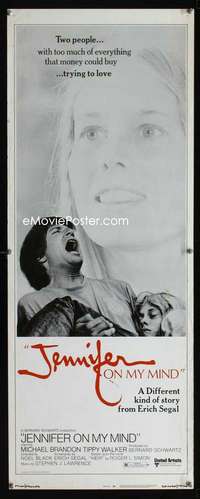 f305 JENNIFER ON MY MIND insert movie poster '71 Tippy Walker