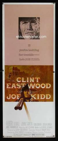 f308 JOE KIDD insert movie poster '72 Clint Eastwood, John Sturges