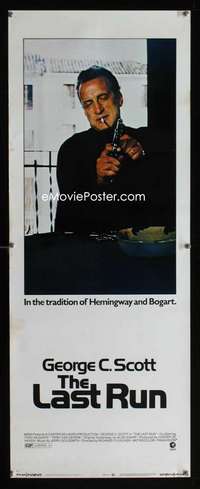 f338 LAST RUN insert movie poster '71 George C. Scott, Fleischer