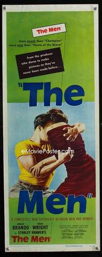 f384 MEN insert movie poster '50 very first Marlon Brando!