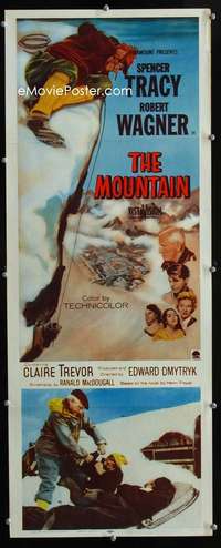 f402 MOUNTAIN insert movie poster '56 Spencer Tracy, Robert Wagner