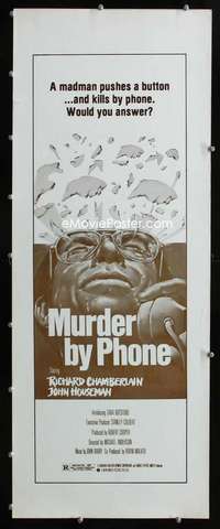 f408 MURDER BY PHONE insert movie poster '82 Michael Anderson