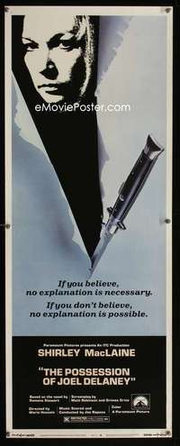 f471 POSSESSION OF JOEL DELANEY insert movie poster '72 voodoo!