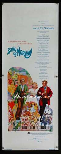 f540 SONG OF NORWAY insert movie poster '70 Howard Terpning artwork!