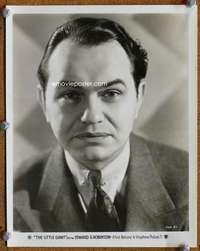 g110 LITTLE GIANT 8x10 movie still '33 Edward G. Robinson close up!