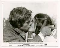 g122 LOVE STORY 8x10 movie still '70great MacGraw/O'Neal kiss c/u!