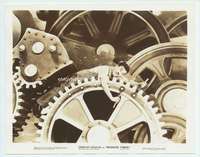 g155 MODERN TIMES 8x10 movie still '36 Charlie Chaplin in machinery!