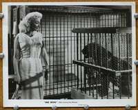 g214 SHE DEVIL 8x10 movie still '57 sexy girl & panther in cage!