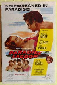 h034 ADMIRABLE CRICHTON one-sheet movie poster '57 Paradise Lagoon!