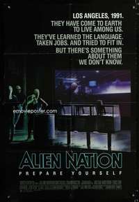 h040 ALIEN NATION one-sheet movie poster '88 James Caan, Mandy Patinkin