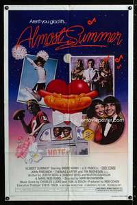 h044 ALMOST SUMMER style B one-sheet movie poster '78 high school sex!