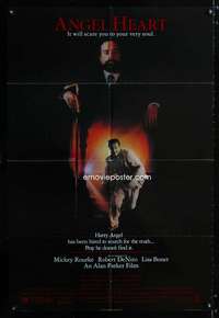 h050 ANGEL HEART one-sheet movie poster '87 Robert DeNiro, Mickey Rourke