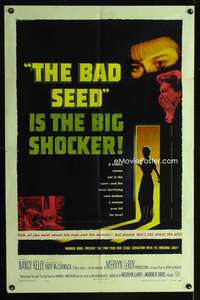 h069 BAD SEED one-sheet movie poster '56 really bad terrifying little girl!