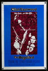 h075 BEGUILED one-sheet movie poster '71 Clint Eastwood, Geraldine Page