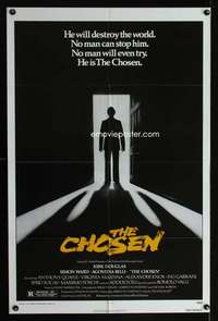 h111 CHOSEN one-sheet movie poster '78 Douglas' son is the Anti-Christ!