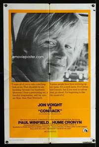 h134 CONRACK one-sheet movie poster '74 dedicated teacher Jon Voight!