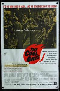 h136 COOL ONES one-sheet movie poster '67 Roddy McDowall, counter-culture!