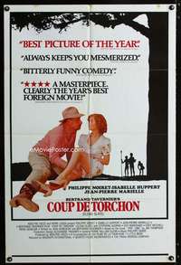 h142 COUP DE TORCHON one-sheet movie poster '81 Tavernier, Jim Thompson