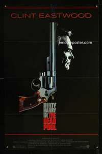 h151 DEAD POOL one-sheet movie poster '88 Clint Eastwood as Dirty Harry!