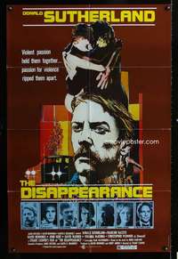 h162 DISAPPEARANCE one-sheet movie poster '77 Donald Sutherland