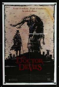 h166 DOCTOR & THE DEVILS one-sheet movie poster '85 Timothy Dalton