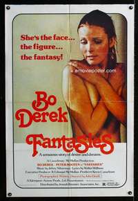 h193 FANTASIES one-sheet movie poster '81 sexy mostly naked Bo Derek!