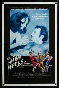 h349 HIGH HEELS one-sheet movie poster '72 Laura Antonelli, Claude Chabrol