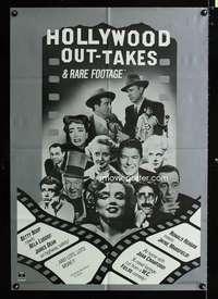 h368 HOLLYWOOD OUT-TAKES video poster '84 Dean, Marilyn Monroe
