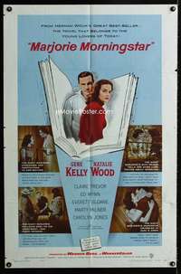 h526 MARJORIE MORNINGSTAR one-sheet movie poster '58 Kelly, Natalie Wood