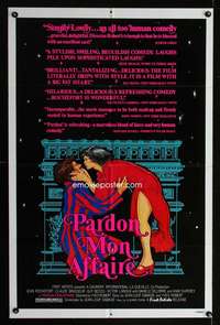h595 PARDON MON AFFAIRE one-sheet movie poster '76 Jean Rochefort, Brasseur