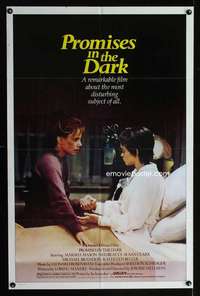 h637 PROMISES IN THE DARK one-sheet movie poster '79 Doctor Marsha Mason!